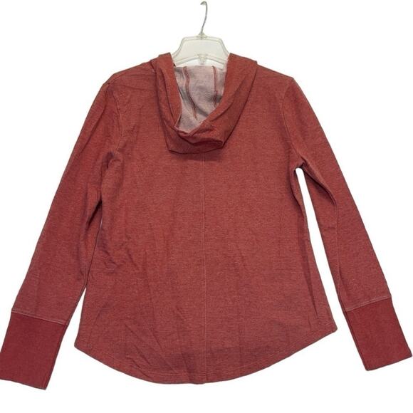 Natural Reflections French Terry Full Zip Hoodie Women’s Size Medium red orange - Picture 3 of 9